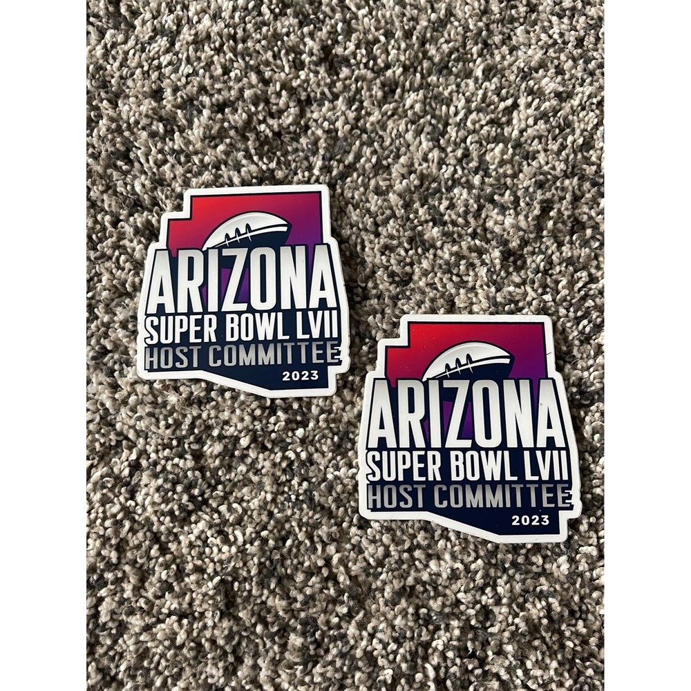 Sticker Two Arizona Super Bowl LVII Stickers 2023